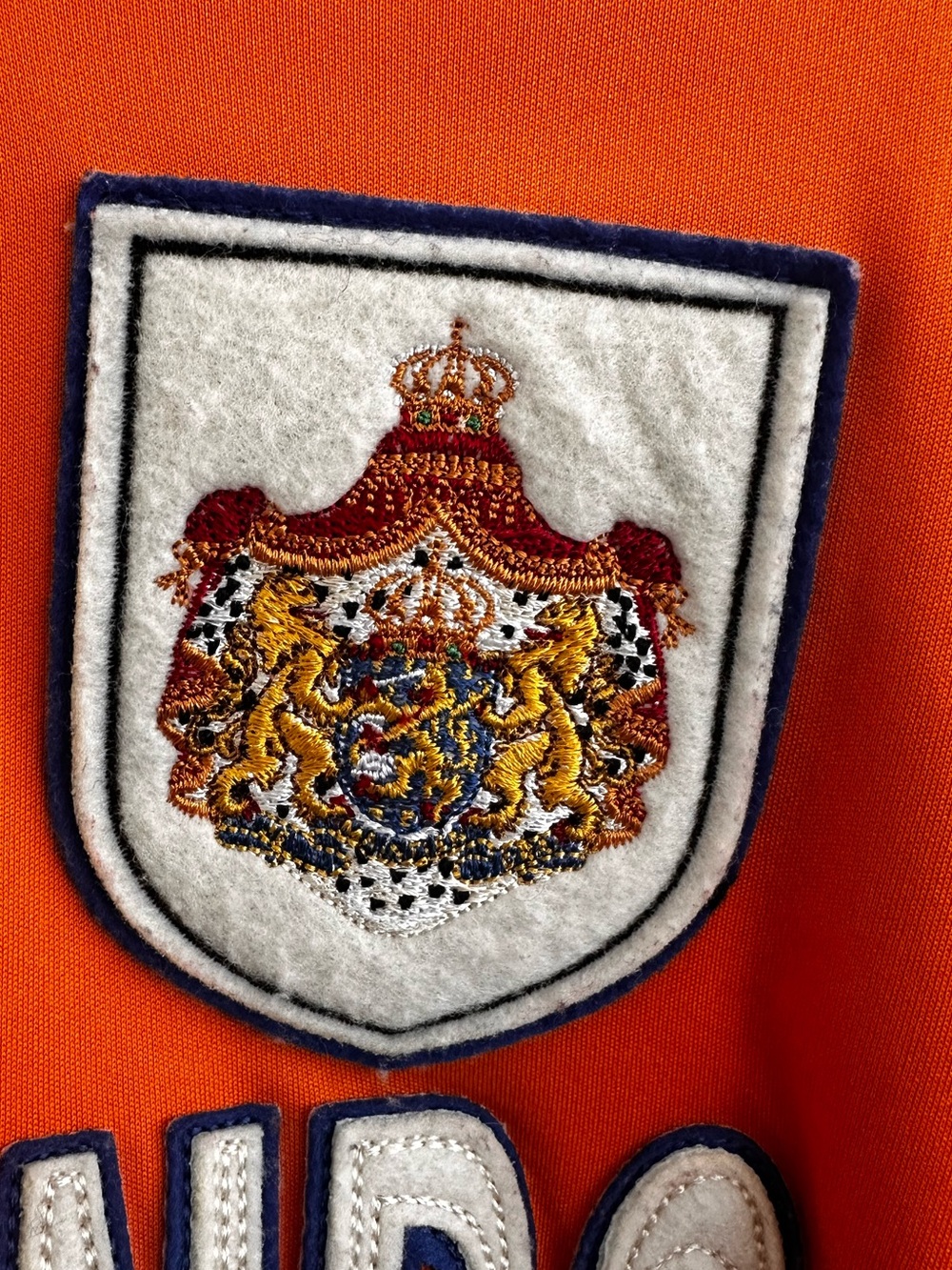 Vintage Mondetta Netherlands Orange Track Jacket 🇳🇱 - Picture 2 of 5